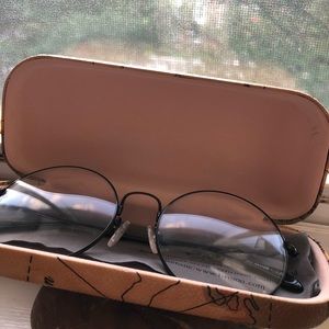 Large Round Glasses (Black)